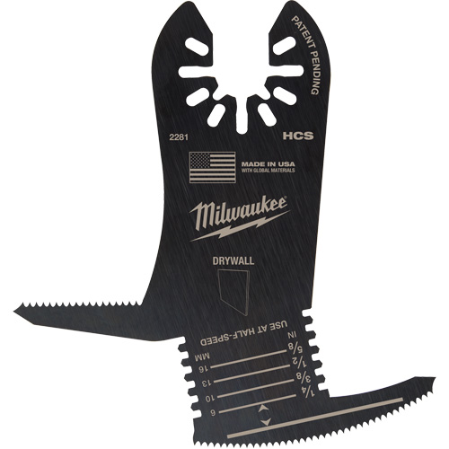 Milwaukee 49-25-2281 Lame Open-Lok 5-en-1 pour coupe de cloison s&egrave;che