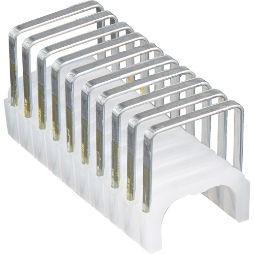 Klein Tools 450-003 Agrafes isol&eacute;es, Calibre 25, Couronne 19/32", Longueur 11/32"