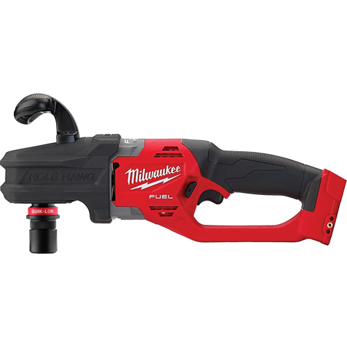 Milwaukee 2808-20 M18 Fuel Hole Hawg&reg; Right Angle Drill with Quik-Lok Chuck (Tool Only), 18 V, Lithium-Ion