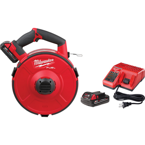 Milwaukee 2873B-22 M18 Fuel Angler 240' Steel Pulling Fish Tape Kit