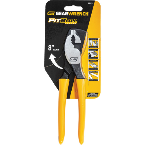 Gearwrench 82175 Pitbull Dipped Handle Slip Joint Pliers