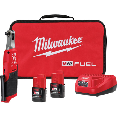 Milwaukee 2567-22 Ensemble de cliquet M12 Fuel 3/8" &agrave; grande vitesse