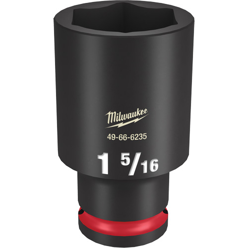 Milwaukee 49-66-6235 Douille Shockwave Impact Duty, Puissance, 1-5/16", Prise 1/2", 6 pans, Profond