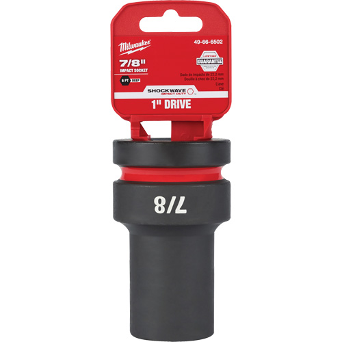 Milwaukee 49-66-6502 Shockwave Impact Duty Socket, Power, 7/8", 1" Drive, 6 Points
