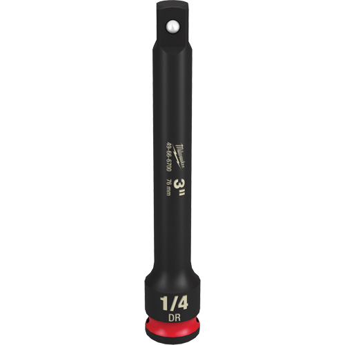Milwaukee 49-66-6700 Shockwave Impact Duty Socket Extension, Impact, 1/4" Drive, 3" L