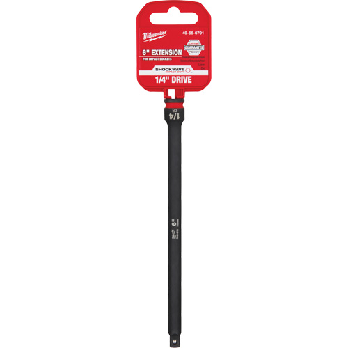Milwaukee 49-66-6701 Rallonge pour douille Shockwave Impact Duty, Chocs, Prise 1/4", 6" lo