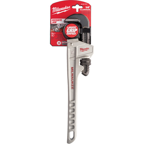 Milwaukee 48-22-7214 Pipe Wrench, 2" Jaw Capacity, 14" Long, Ergonomic Handle