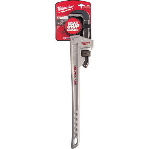 Milwaukee 48-22-7224 Pipe Wrench, 3" Jaw Capacity, 24" Long, Ergonomic Handle