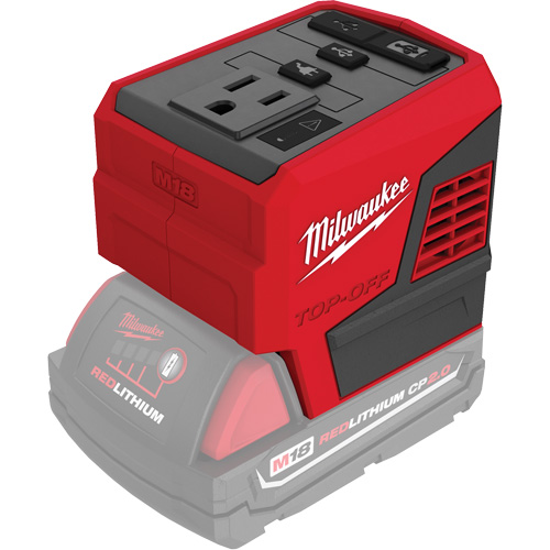 Milwaukee 2846-20 Bloc d'alimentation M18 Top-Off, 175 W