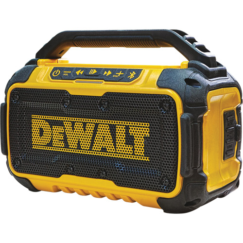 DEWALT DCR010 Haut-parleur Max Bluetooth pour chantier (outil seulement), Lithium-ion, 12 V/20 V