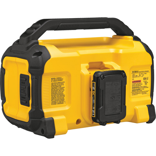 DEWALT DCR010 Haut-parleur Max Bluetooth pour chantier (outil seulement), Lithium-ion, 12 V/20 V