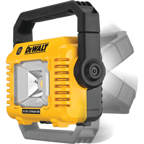 DEWALT DCL077B Lampe d'&eacute;clairage direct compact 12V/20V Max, DEL, 2000 Lumens