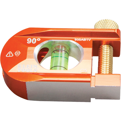 Klein Tools 935AB1V ACCU-BEND Level, 2.5" L, Aluminum, 1, Non-Magnetic