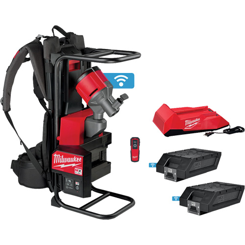 Milwaukee MXF371-2XC Ensemble vibrateur &agrave; b&eacute;ton &agrave; dos MX Fuel