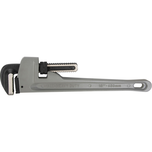 Aurora Tools UAL056 Pipe Wrench, 2-1/2" Jaw Capacity, 18" Long, Ergonomic Handle
