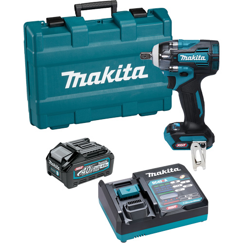 Makita TW005GM102 Trousse de cl&eacute; &agrave; chocs avec moteur sans balai Max XGT, 40 V, Mandrin 1/2"