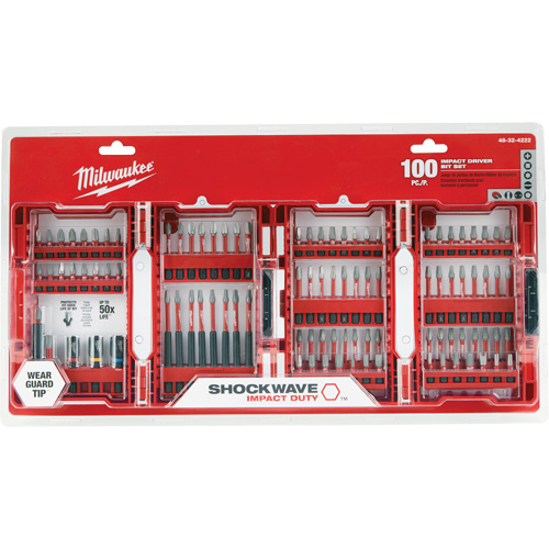 Milwaukee 48 32 5129 100 Piece Shockwave Impact Duty Driver Bit Set