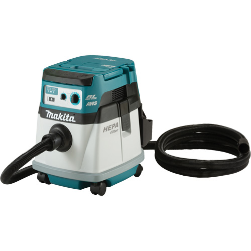 Makita DVC157LZX1 Aspirateur de poussi&egrave;res silencieux avec AWS (outil seulement), 18 V, Capacit&eacute; 3,96 gal.
