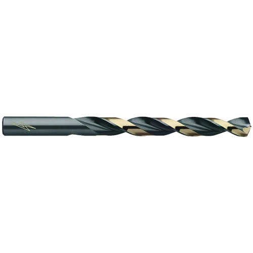 Walter Surface Technologies 014016 Triumph&reg; ThunderBit&reg; Heavy-Duty BP1HD Jobber Drill Bit, High Speed Steel, 1/4", 4" L, 2-3/4" Flute, 135° Point Angle