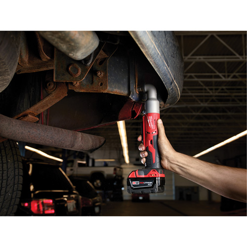 Milwaukee 2668-20 Cl&eacute; &agrave; chocs &agrave; angle droit sans fil &agrave; 2 vitesses M18 (outil seulement), 18 V, Mandrin 3/8"
