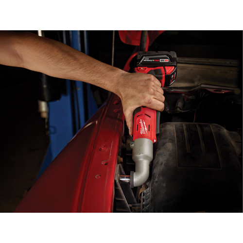 Milwaukee 2668-20 Cl&eacute; &agrave; chocs &agrave; angle droit sans fil &agrave; 2 vitesses M18 (outil seulement), 18 V, Mandrin 3/8"