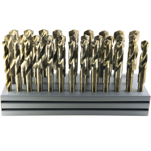 Walter Surface Technologies 1000CE32 Drillco&reg; S & D Imperial Drill Bit Set, 32 Pieces, Cobalt