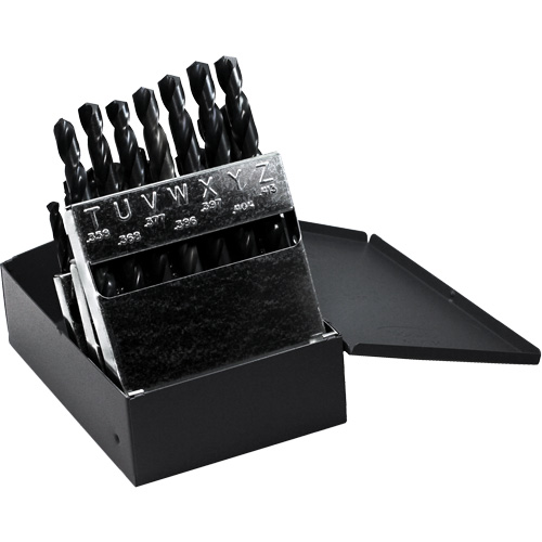 Walter Surface Technologies 400HD26 DRILLCO USA Heavy-Duty Jobber Length Drill Bit Set, 26 Pieces, High Speed Steel