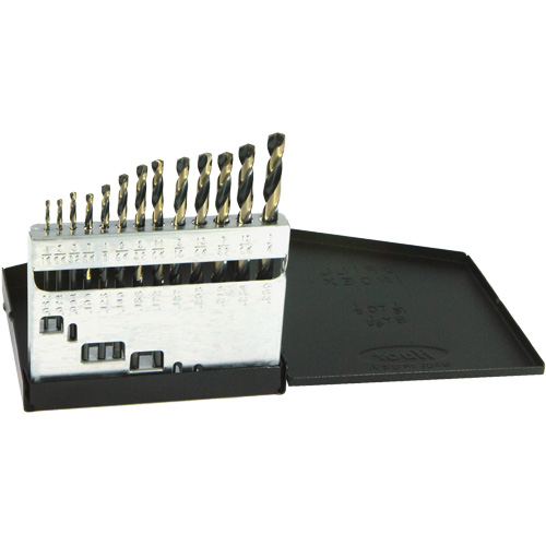 Walter Surface Technologies 800A13 DRILLCO Metric Jobber Length Drill Bit Set, 13 Pieces, High Speed Steel