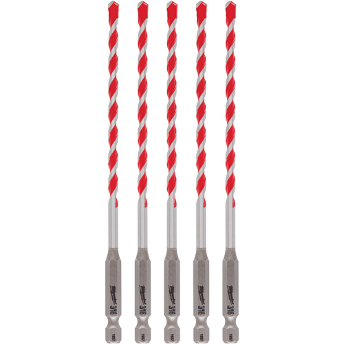 Milwaukee 48-20-9157 Foret pour perceuse &agrave; percussion Shockwave, 3/16", Tige Hexagonale, Carbure