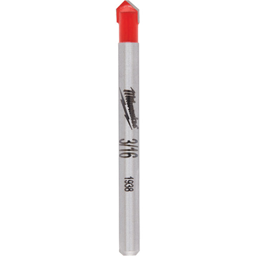 Milwaukee 48-20-8981 Glass & Tile Bit, 3/16", Carbide