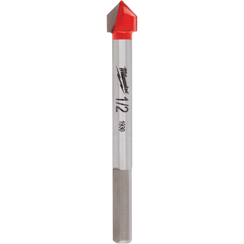 Milwaukee 48-20-8985 Glass & Tile Bit, 1/2", Carbide