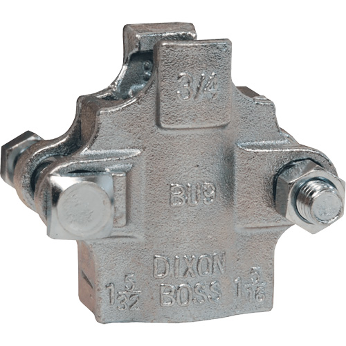 Dixon Group BU9 Boss&reg; Clamp 2 Bolt Type with 2 Gripping Fingers