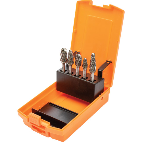 Walter Surface Technologies 01V995 Alu-Cut Carbide Burr Kit, 5 Pieces