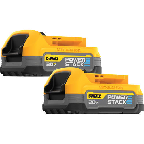 DEWALT DCBP034-2 Max* Powerstack Compact Battery Kit, Lithium-Ion, 20 V, 1.7 A