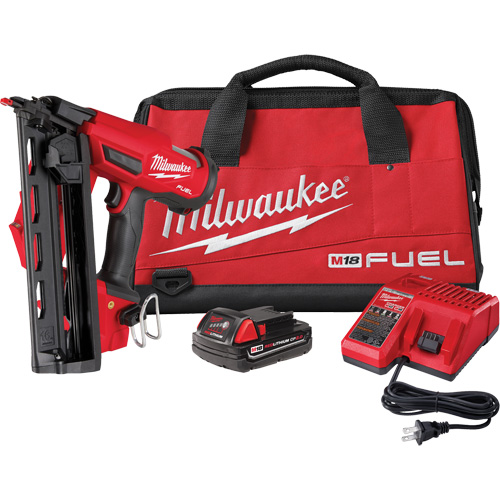 Milwaukee 2841-21CT N&eacute;cessaire de clouage en biais M18 Fuel pour clous de finition de calibre 16, 18 V, Lithium-ion