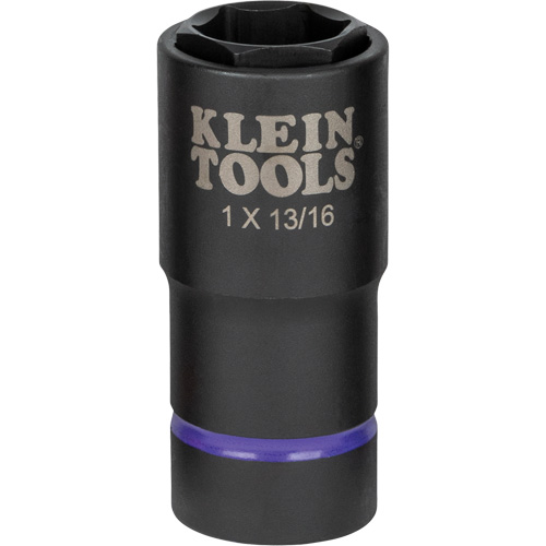 Klein Tools 66065 Douille 2-en-1, Chocs, 13/16", 6 pans
