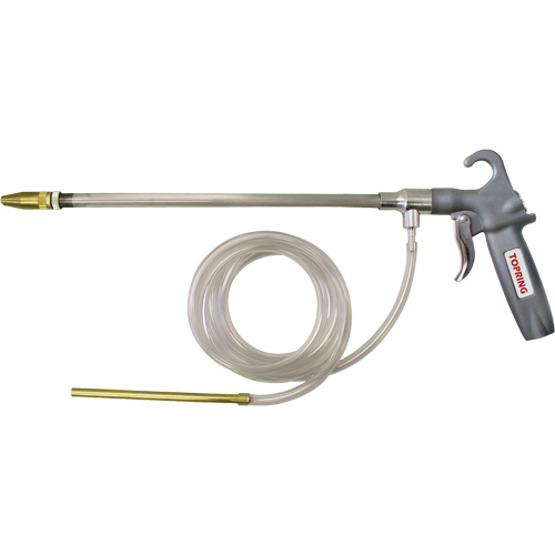 Topring 61.480 Pistolet de pulv&eacute;risation avec tuyau, 1/4" NPTF, 4 pi³/min standard, 100 psi