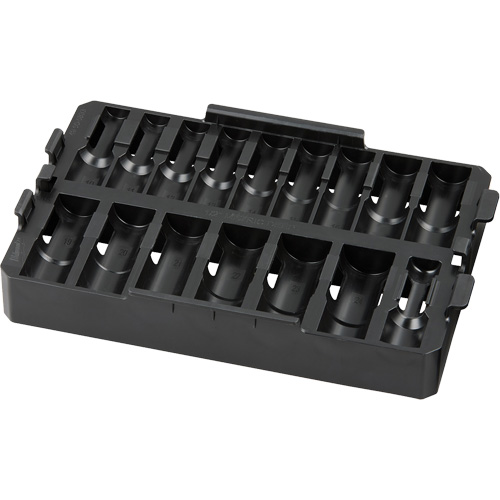 Milwaukee 49-66-6833 Packout Removable 16-Piece Organizer for Shockwave Impact Duty 1/2" Drive Sockets