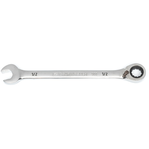 Gearwrench 86645 Cl&eacute; &agrave; cliquets r&eacute;versible &agrave; 90 dents, 12 pans, 1/2", Fini Chrome/Poli