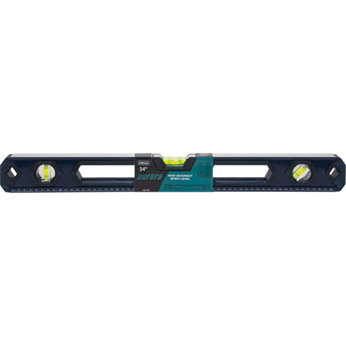 Aurora Tools UAV720 High-Accuracy Level, Box, 2' L, Aluminum, 3, Non-Magnetic