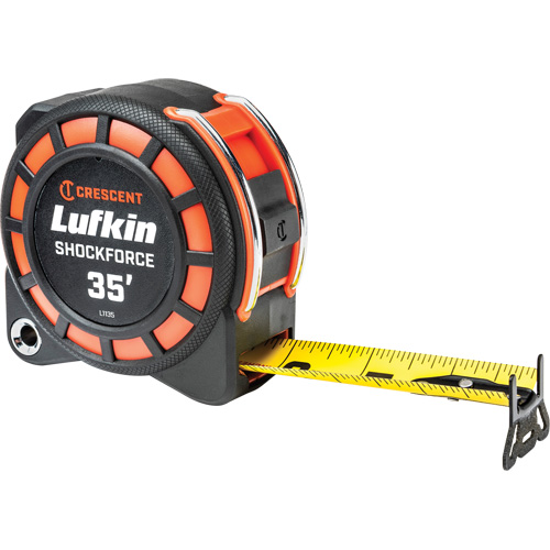 Lufkin By Crescent L1135-02 Shockforce Measuring Tape, 1-3/16" x 35'