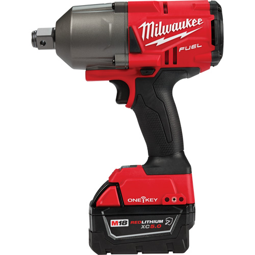 Milwaukee 2864-22R M18 Fuel High Torque Impact Wrench with One-Key & Friction Ring Kit, 18 V, 3/4" Socket