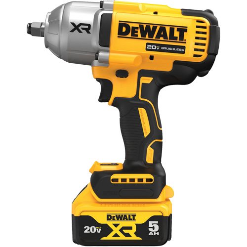 DEWALT DCF900P2 XR&reg; High Torque Impact Wrench Kit with Hog Ring Anvil, 20 V, 1/2" Socket