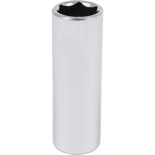 ITC 025268 Chrome Socket, 9/16", 3/8" Drive, 6 Points, Deep
