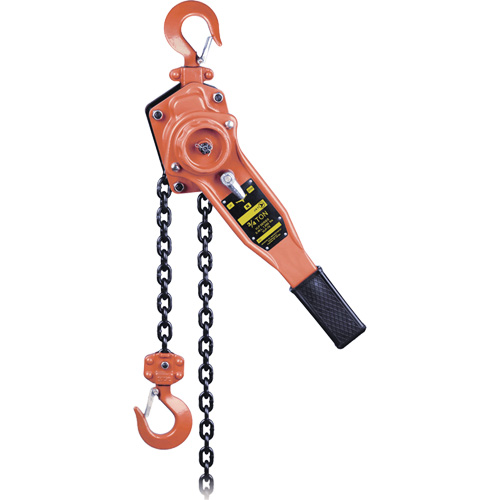 JET 110406 KLP-75-10 KLP Series Heavy-Duty Lever Chain Hoist, 10' Lift, 1500 lbs. (0.75 tons) Capacity