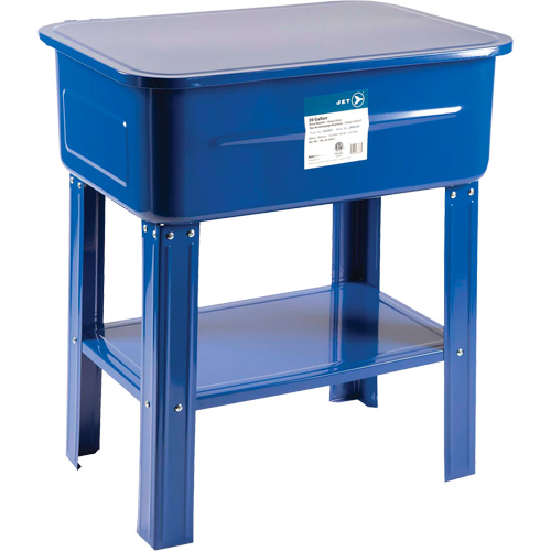 JET 355007 JPW-20 Bac de nettoyage usage intensif, Acier, 20 gal.
