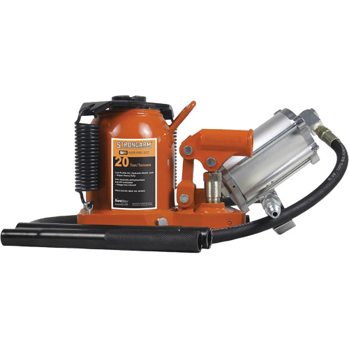 Strongarm 030160 Air Assist Bottle Jacks, 20 Ton(s), Air Hydraulic
