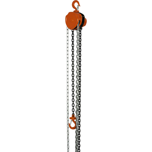 JET 101002 VHC Series Chain Hoists, 10' Lift, 1100 lbs. (0.5 tons) Capacity, Alloy Steel Chain