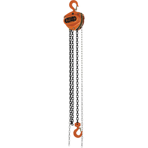 JET 101132 KCH Series Chain Hoists, 10' Lift, 4400 lbs. (2 tons) Capacity, Alloy Steel Chain