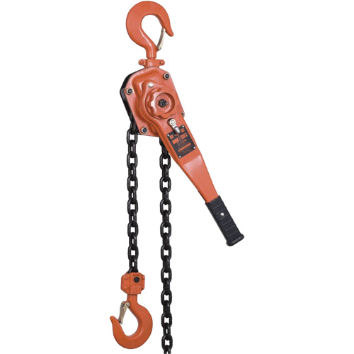 JET 110408 KLP-300-10 KLP Series Lever Chain Hoists, 10' Lift, 6000 lbs. (3 tons) Capacity, Steel Chain